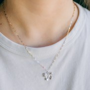 Ciondolo a nodo 14x16 mm - Argento 925 x1