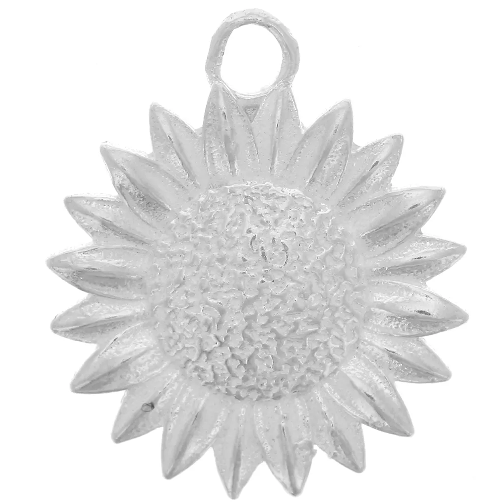 Orecchini a Forma Di Girasole per Le Donne in Argento Sterling Con