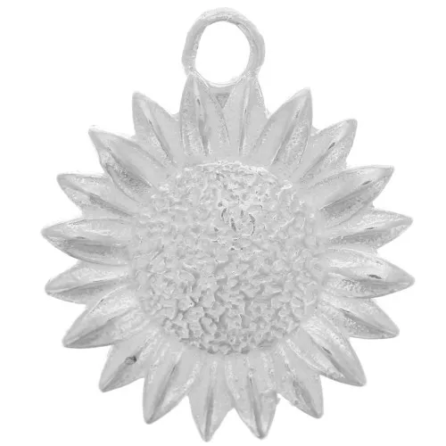 Ciondolo a forma di girasole 16 mm - Argento 925 x1