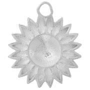 Ciondolo a forma di girasole 16 mm - Argento 925 x1