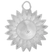 Ciondolo a forma di girasole 16 mm - Argento 925 x1
