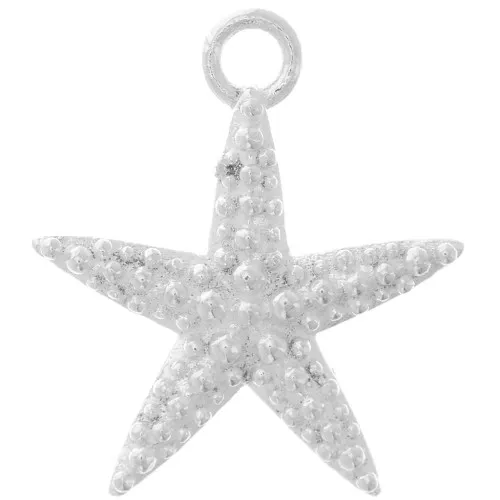 Ciondolo stella marina 17x15 mm - Argento 925 x1