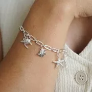 Ciondolo tartaruga marina 14,5x15 mm - Argento 925 x1