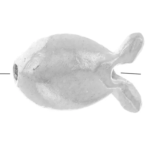 Perla di pesce 10x6 mm - Argento 925 x1