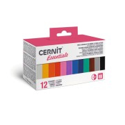Assortimento di 12 colori di pasta Cernit Essentials x1|raw }}