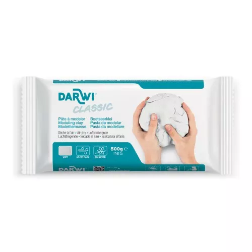 Pasta autoindurente DARWI classica - Bianco x500g