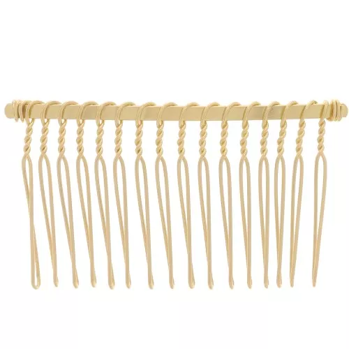 Fermaglio per capelli 67x37 mm Dorato x1