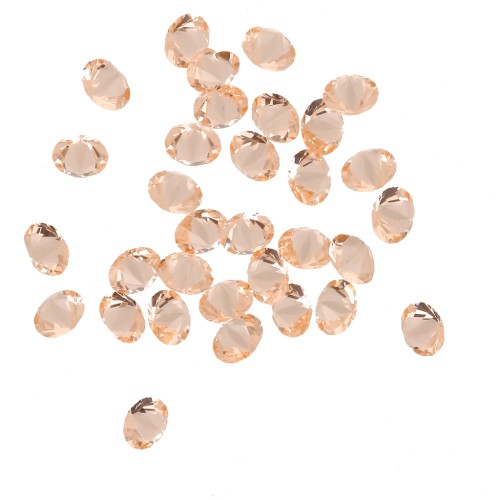 Pietre di cristallo da resinare Joblot PureCrystal -da 1 a 6 mm - Light Peach x10g