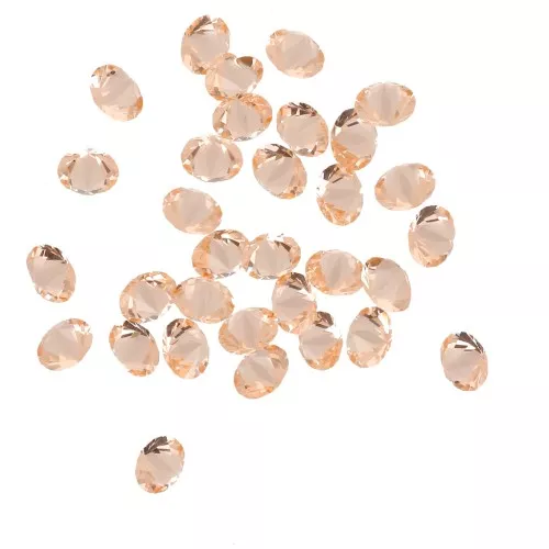 Pietre di cristallo da resinare Joblot PureCrystal -da 1 a 6 mm - Light Peach x10g