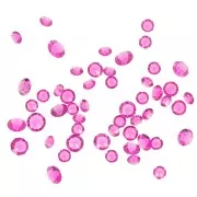 Pietre di cristallo da resinare- Joblot PureCrystal - da 1 a 6 mm - Fucsia x10g