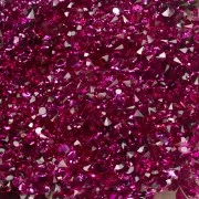 Pietre di cristallo da resinare- Joblot PureCrystal - da 1 a 6 mm - Fucsia x10g