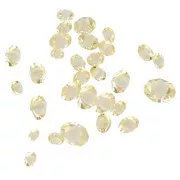 Pietre di cristallo da resinare - Joblot PureCrystal - da 1 a 6 mm - Jonquil x10g