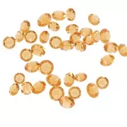 Pietre di cristallo da resinare - Joblot PureCrystal - da 1 a 6 mm - Topazio x10g