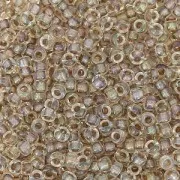 Rocaille Miyuki 15/0 2195 - Taupe Lined Crystal AB x8g