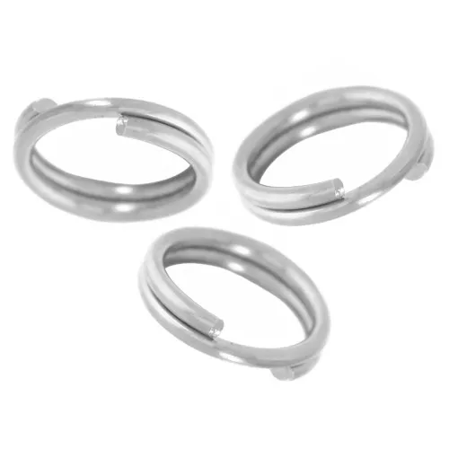 Anelli doppi 5x0,5 mm - acciaio inox 304L x10