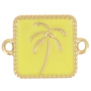 Distanziatore quadrato per palme 16x12 mm in resina epossidica - Acciaio inox 304L Dorato - Giallo|raw }}