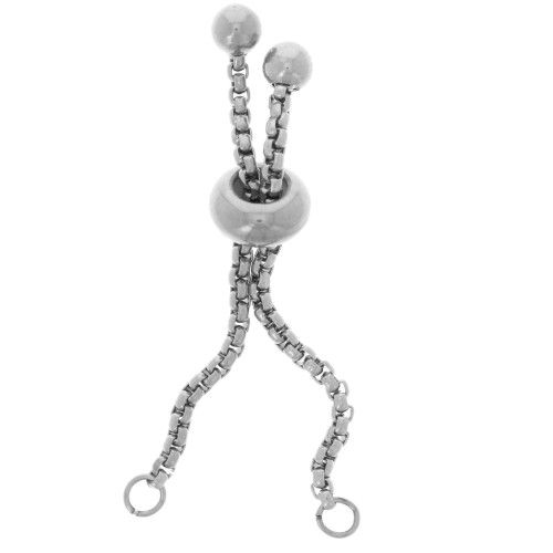 Chiusura a catena regolabile Veneziana75 mm - anello chiuso - acciaio inox 304L x1