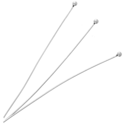 Chiodini pallina 50x0,6 mm - acciaio inossidabile 304L x10