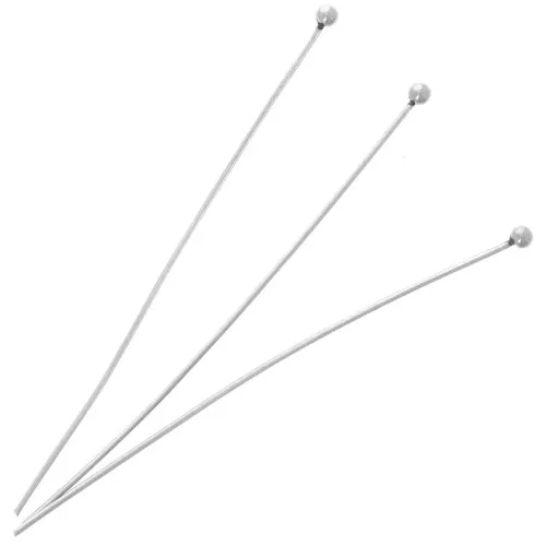 Chiodini pallina 50x0,6 mm - acciaio inossidabile 304L x10