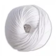 Cotone Natura XL DMC - Matassa cotone Bianco (n°01) x m.75