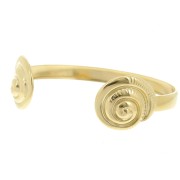 Bracciale a conchiglia regolabile 20x160 mm - Acciaio inossidabile Dorato 304L x1|raw }}