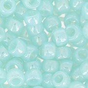 Rocailles Matubo 7/0 - 3.5 mm Aqua Alabaster x10g