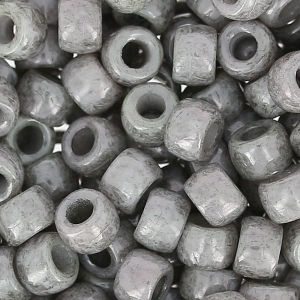 Perla Matubo 7/0 - 3,5 mm Grigio opaco effetto ceramica x 10 g