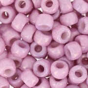 Rocailles Matubo 7/0 - 3.5 mm Luster Metallic Pink x10g