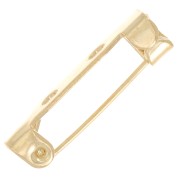 Spille da 19 mm - Dorate x1
