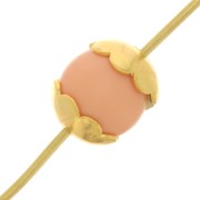 Coppette a 8 petali 6 mm - Dorato x20