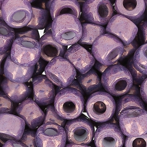 Perla Matubo 7/0 - 3,5 mm, opache, lucide, color ametista, 10 g