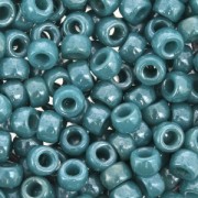 Perla Matubo 7/0 - 3,5 mm, opache, blu scuro e turchese lucide, 10 g