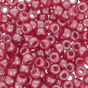 Perla Matubo 7/0 - 3,5 mm, lucentezza Milky Red, 10 g