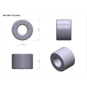 Rocailles Matubo 7/0 - 3.5 mm Opaque White x10g