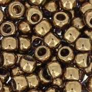 Rocailles Matubo 7/0 - 3.5 mm Gold Bronze x10g