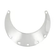 Separatore 7 fori 35x22 mm rodiato x1