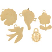 Mix di Ciondoli epossidici a molla - Exclu Perles & Co - Acciaio inox 304L x5