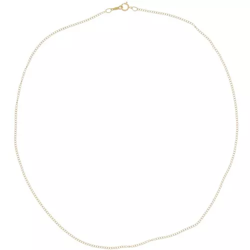 Girocollo maglia Rombo mm. 1.5 in Gold filled x 46cm