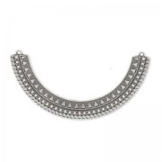 Separatore torque per collana 117x17 mm Placcatura Argento Antico x1