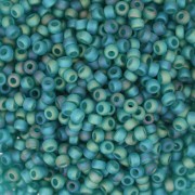 Rocaille Miyuki 11/0 2405FR - Transparent Teal AB Mat x8g|raw }}
