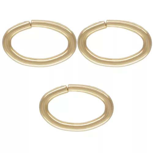 Anellini aperti ovalesmm. 6.3x4.1x0.76 n Gold filled x10