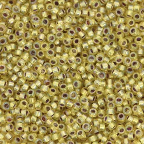 Rocaille Miyuki 15/0 1006 - Giallo AB argentato x8g