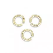 Anellini aperti mm.  2.5x0.5  in Gold filled x50
