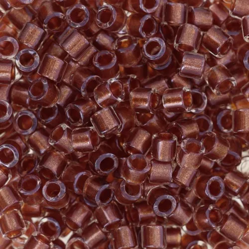 Miyuki Delica 8/0 DBL0915 - Cristallo scintillante rivestito di zenzero x8g
