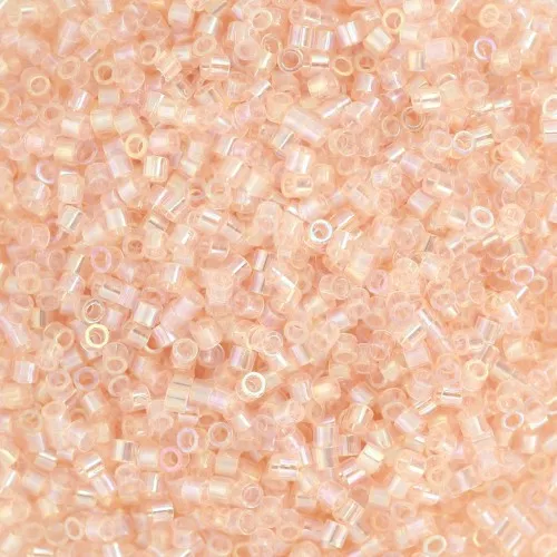 Miyuki Delica 15/0 DBS1243 - Rosa nebbia trasparente AB x5g