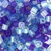 Blueberry - Cubetti mix Miyuki 3 mm SB3-MIX-04 - Blueberry Pie x10g Cubetti mix Miyuki 3 mm SB3-MIX-04 - Blueberry Pie x10g