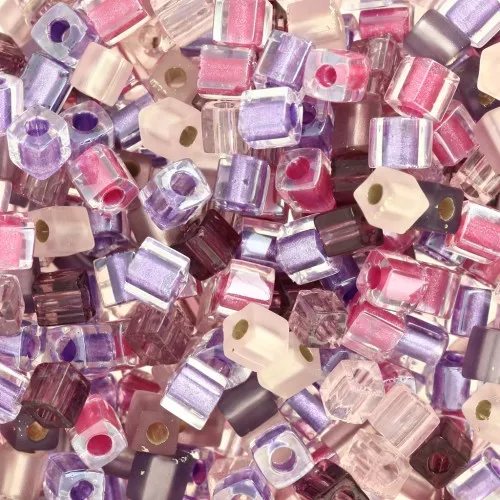 Cubetti mix Miyuki 3 mm SB3-MIX-06 -Passionflower x10g
