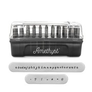 Punzoni ImpressArt Signature 3 mm per acciaio - Alfabeto Minuscolo Ametista x33