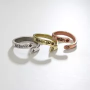 Punzoni ImpressArt Signature 3 mm per acciaio - Alfabeto Minuscolo Ametista x33