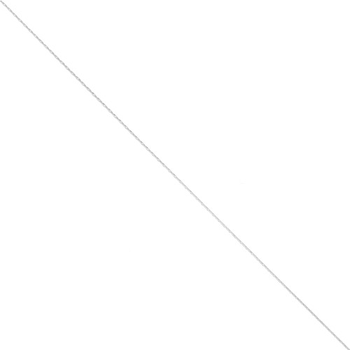 Catena fine per Miyuki Delica 11/0 maglia paloma 0,6 mm - Argento x50cm